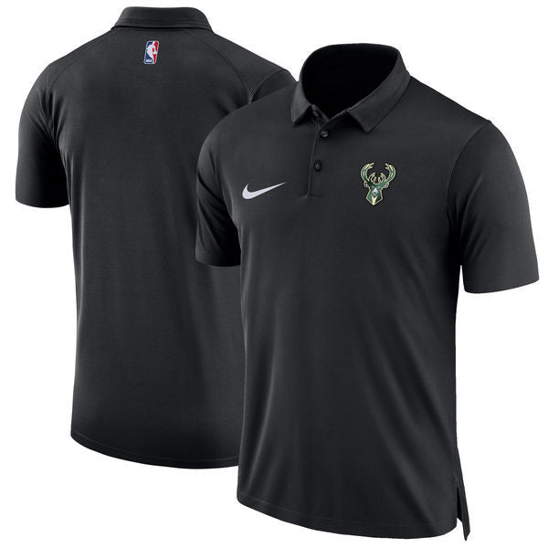Camisa Polo Milwaukee Bucks - Preta