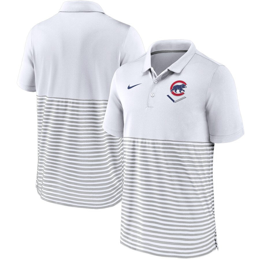 Camisa Polo Chicago Cubs - Branca