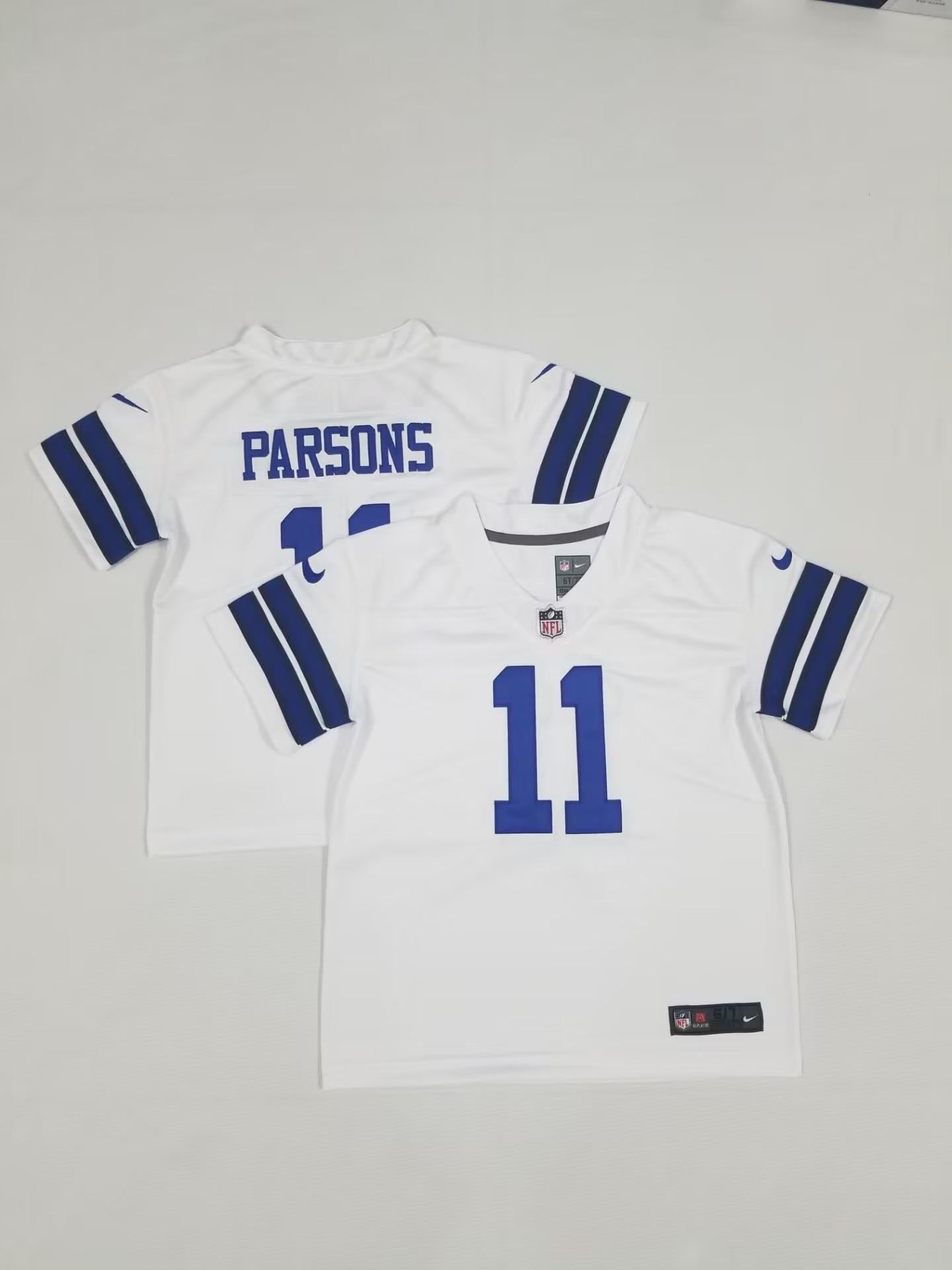 Camisa Futebol Americano Baby Jersey Dallas Cowboys Vapor Limited Branca