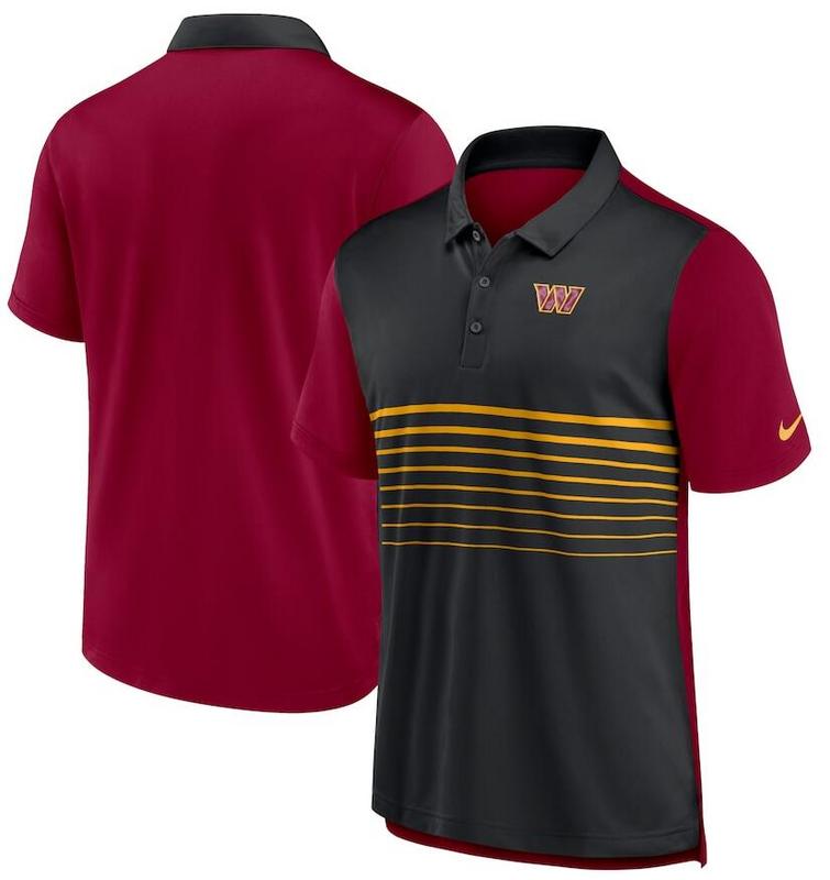 Camisa Polo Washington Commanders - Preta/Vermelha