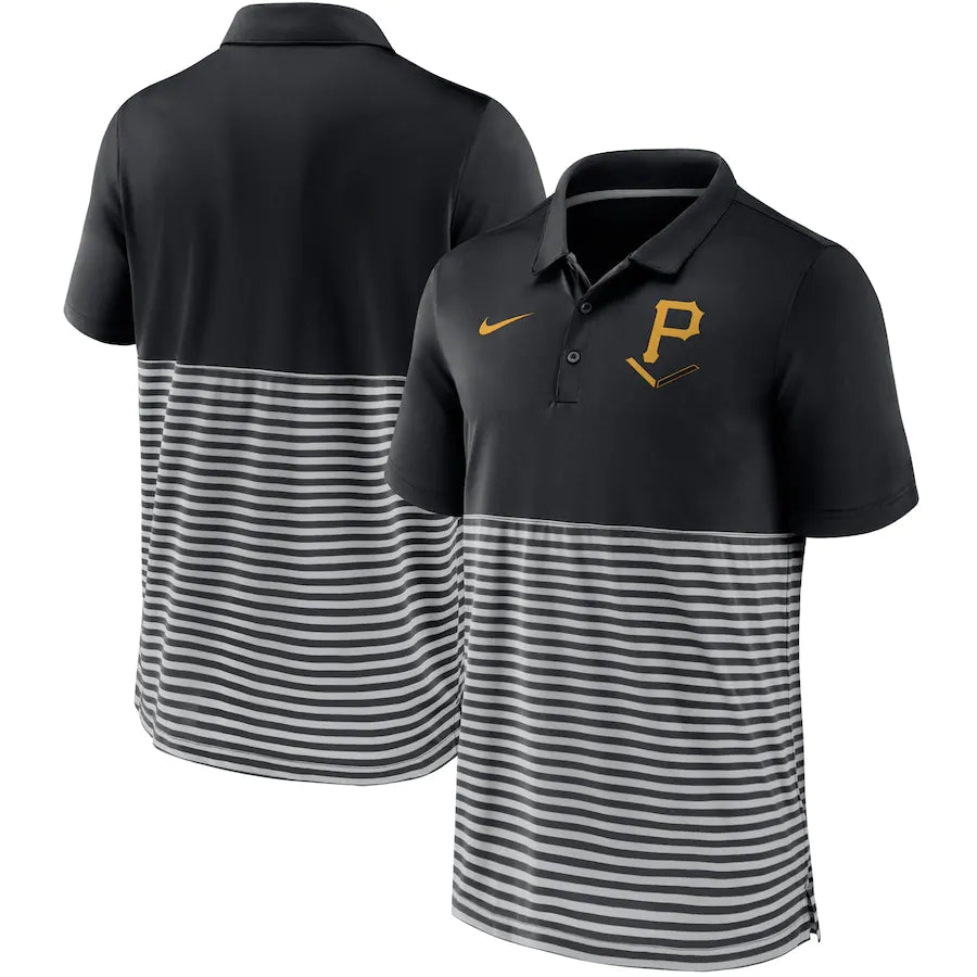 Camisa Polo Pittsburgh Pirates - Preta