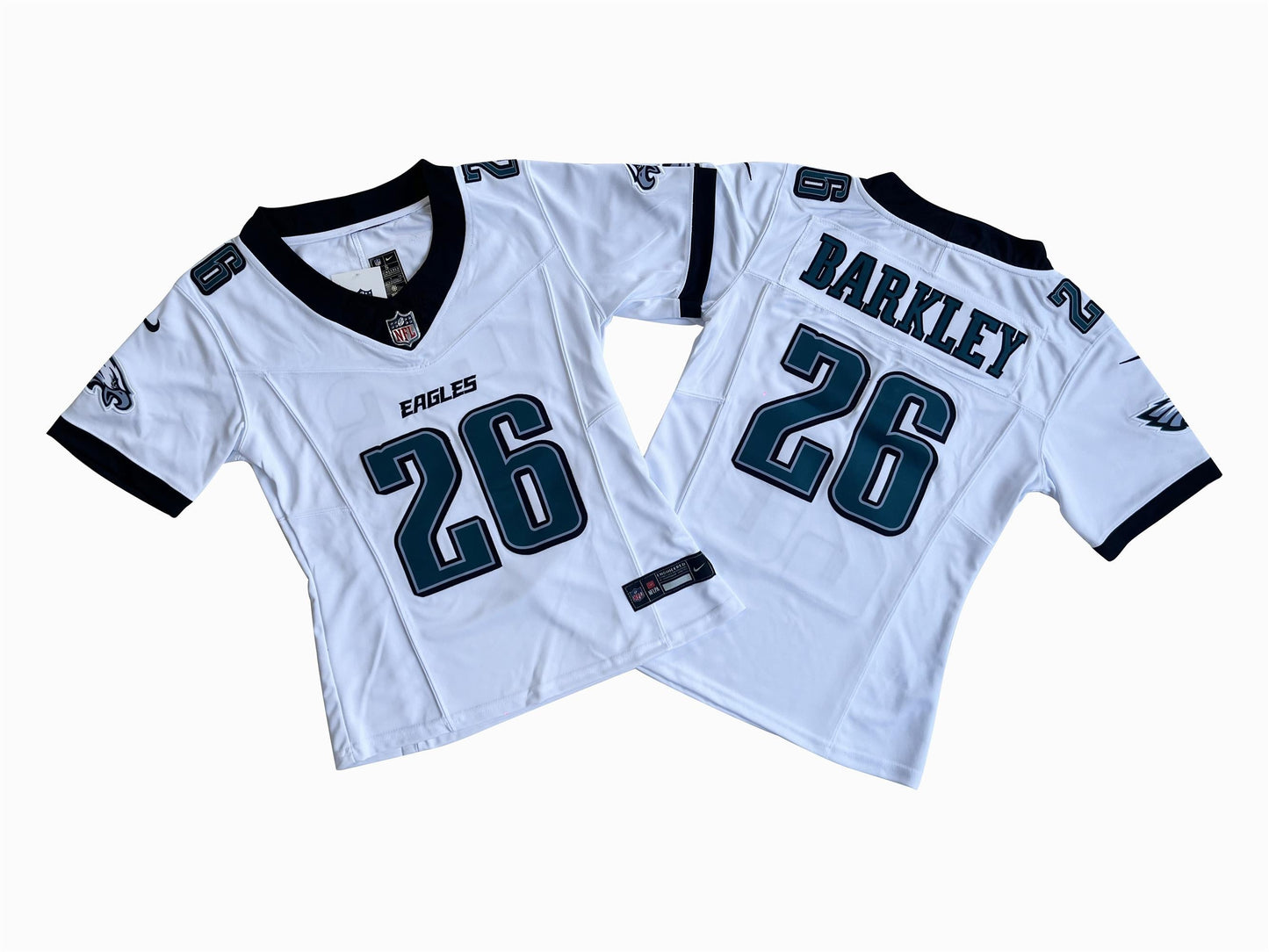 Camisa Futebol Americano Feminina Philadelphia Eagles Vapor F.U.S.E. Limited Jersey Branca