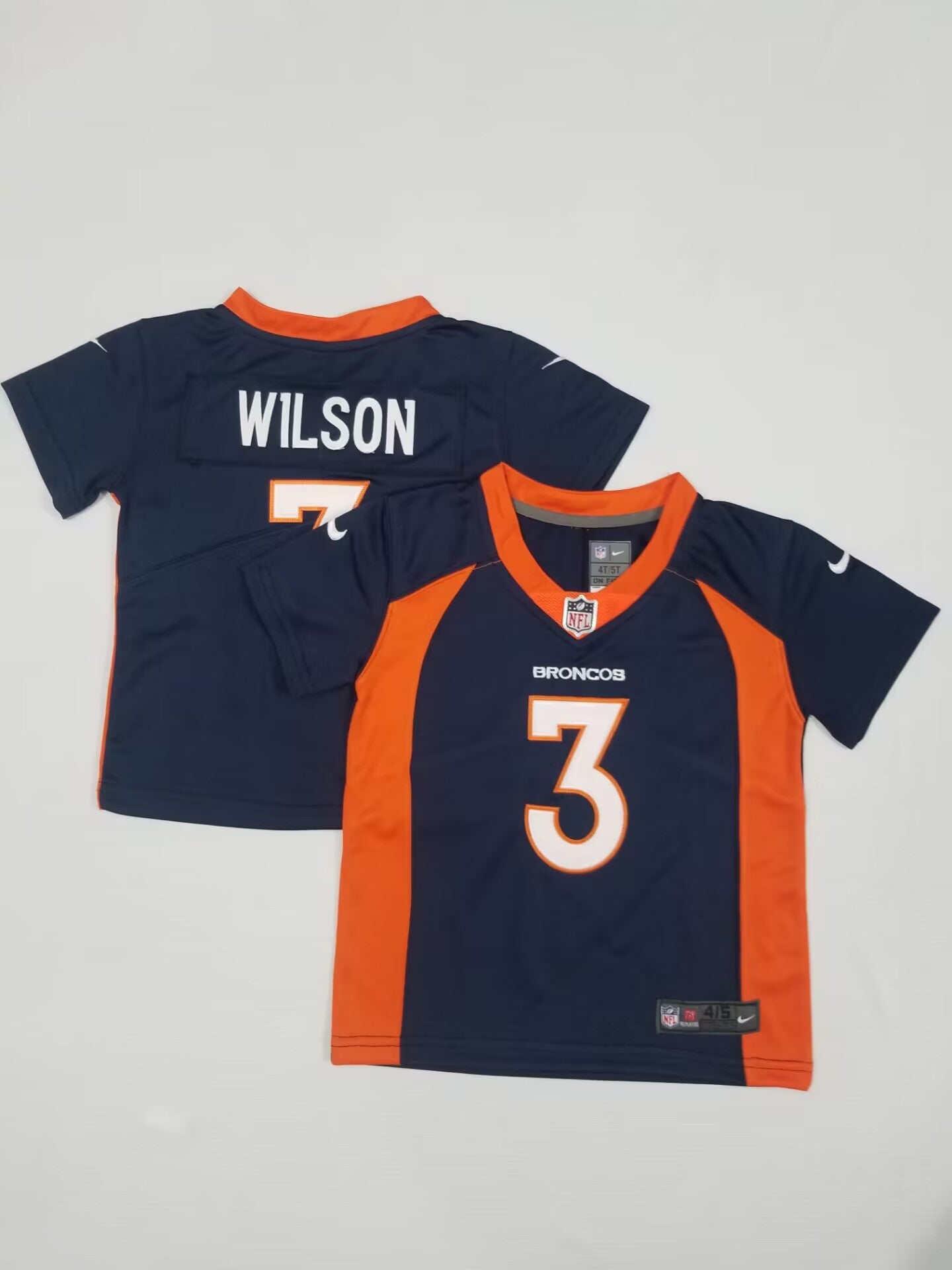 Camisa Futebol Americano Baby Jersey Denver Broncos Vapor Limited Azul