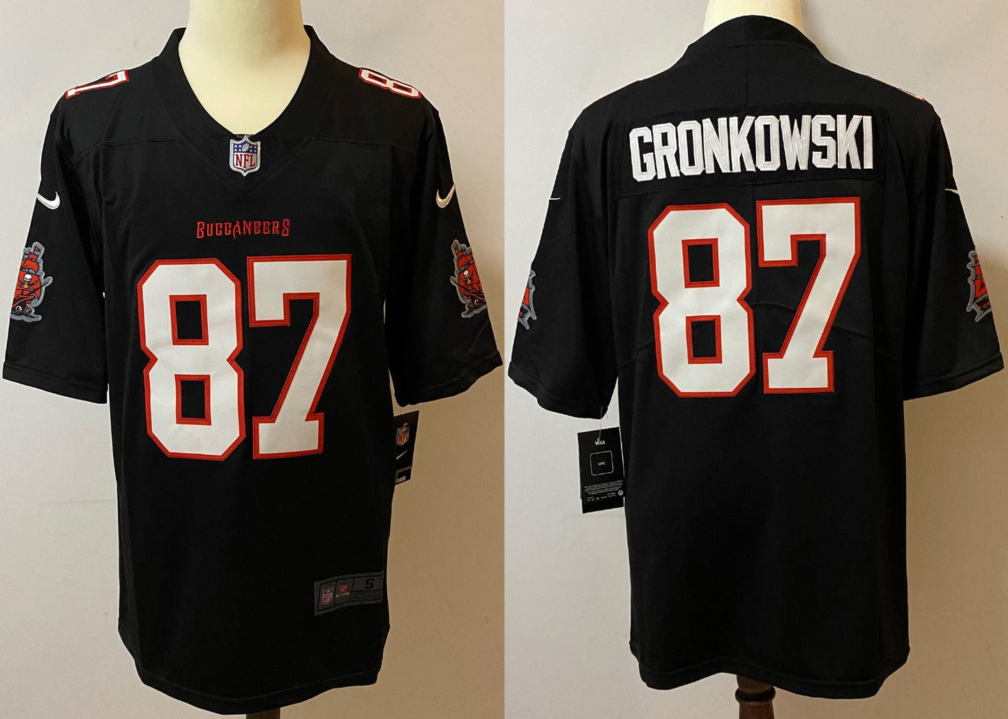 Camisa Futebol Americano Tampa Bay Buccaneers Vapor Limited Jersey Preta