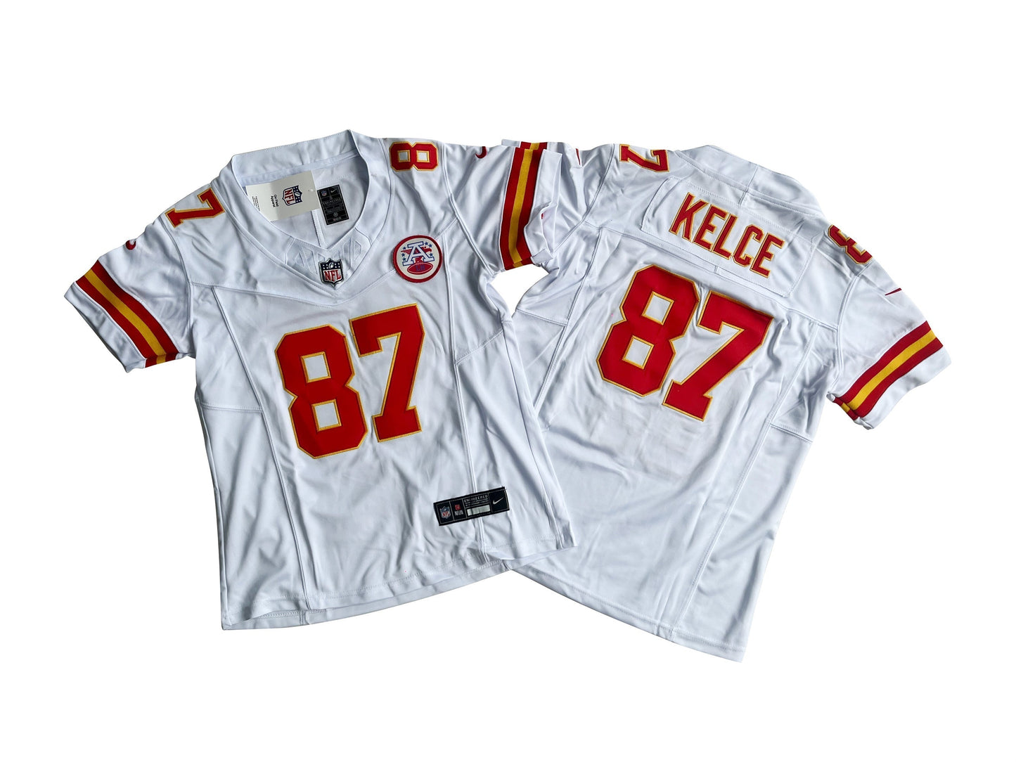 Camisa Futebol Americano Feminina Kansas City Chiefs Vapor F.U.S.E. Limited Jersey Branca