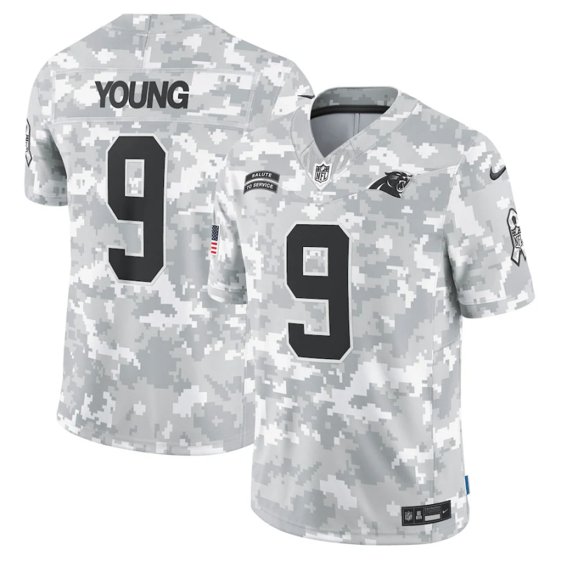 Camisa Futebol Americano Carolina Panthers Vapor F.U.S.E. Limited Jersey Salute To Service 2024