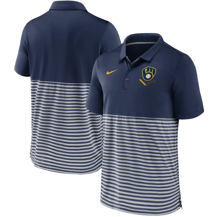 Camisa Polo Milwaukee Brewers - Azul