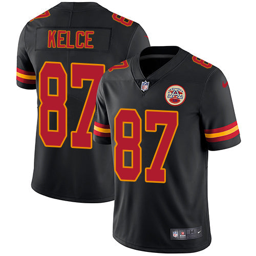 Camisa Futebol Americano Kansas City Chiefs Vapor Limited Jersey Preta