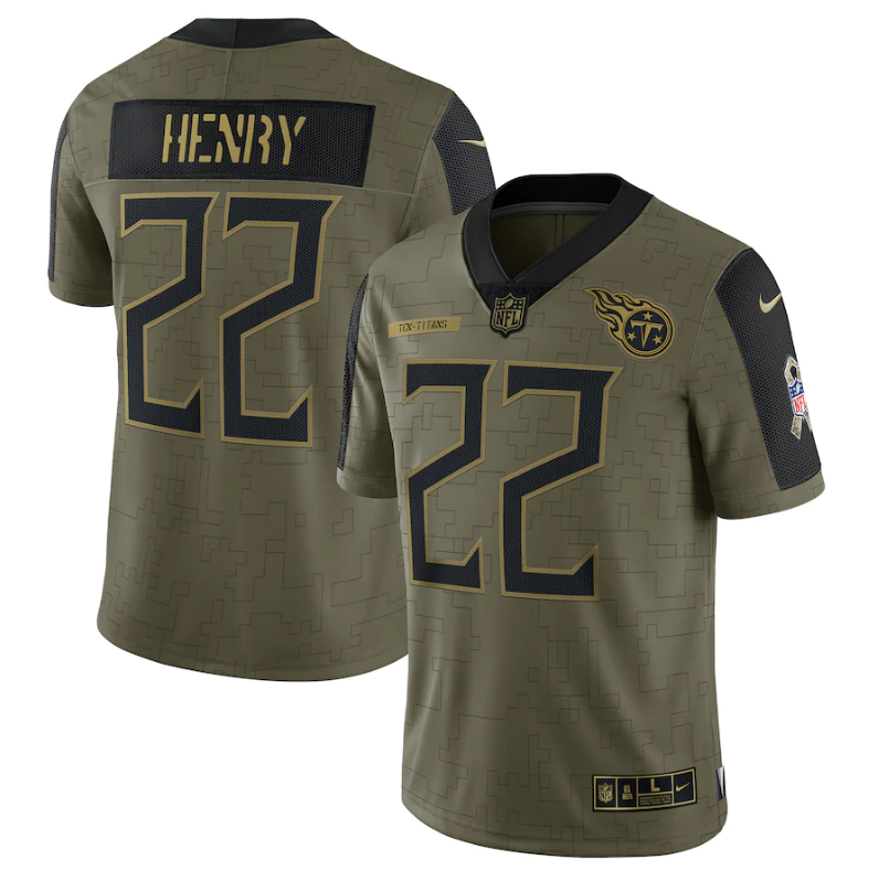 Camisa Futebol Americano Tennessee Titans Vapor Limited Jersey Salute To Service 2021