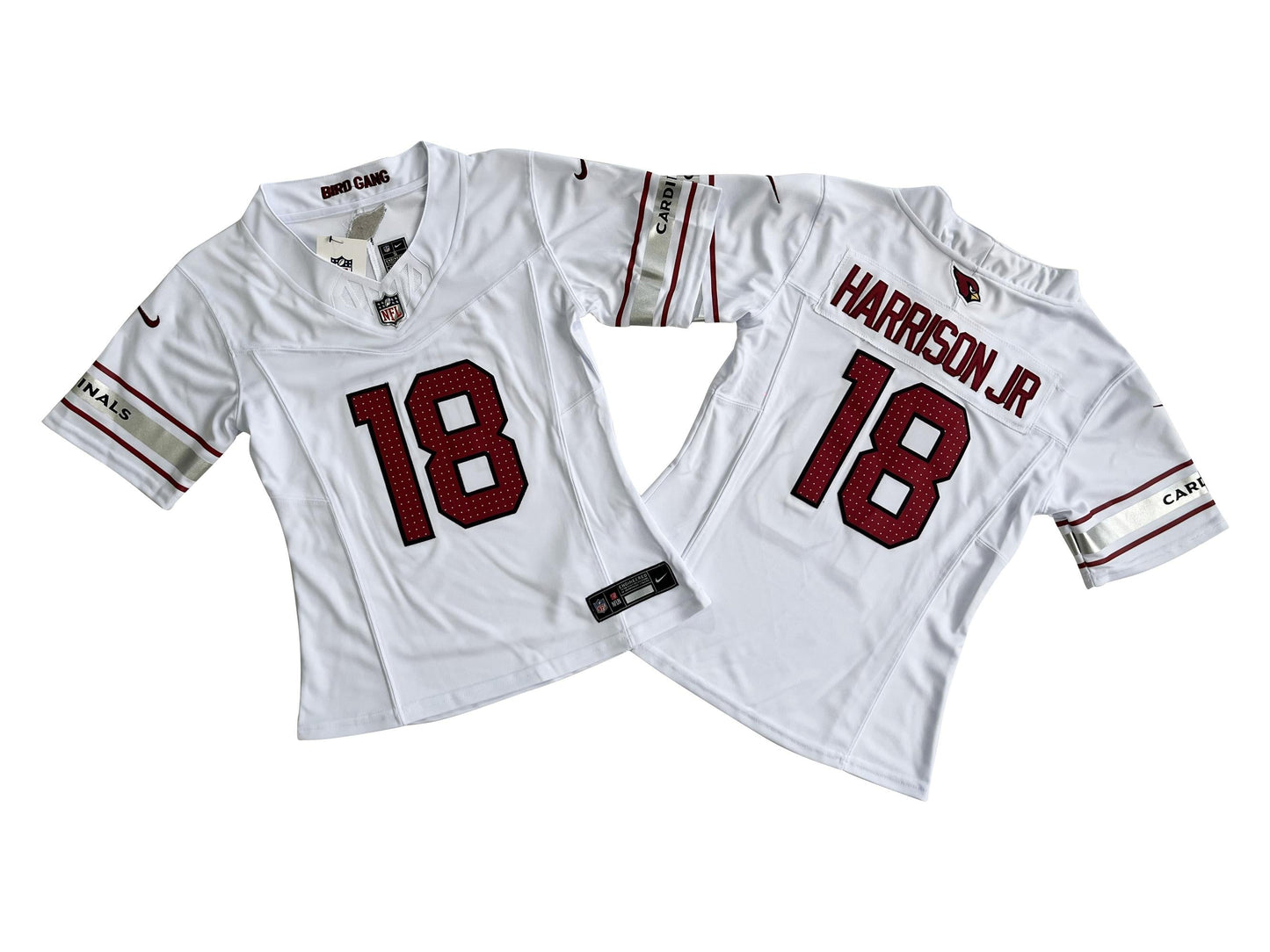 Camisa Futebol Americano Feminina Arizona Cardinals Vapor F.U.S.E. Limited Jersey Branca