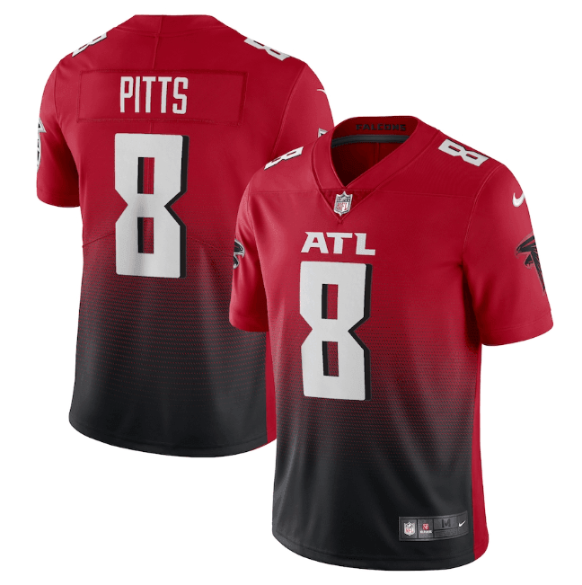 Camisa Futebol Americano Atlanta Falcons Vapor Limited Jersey Vermelha