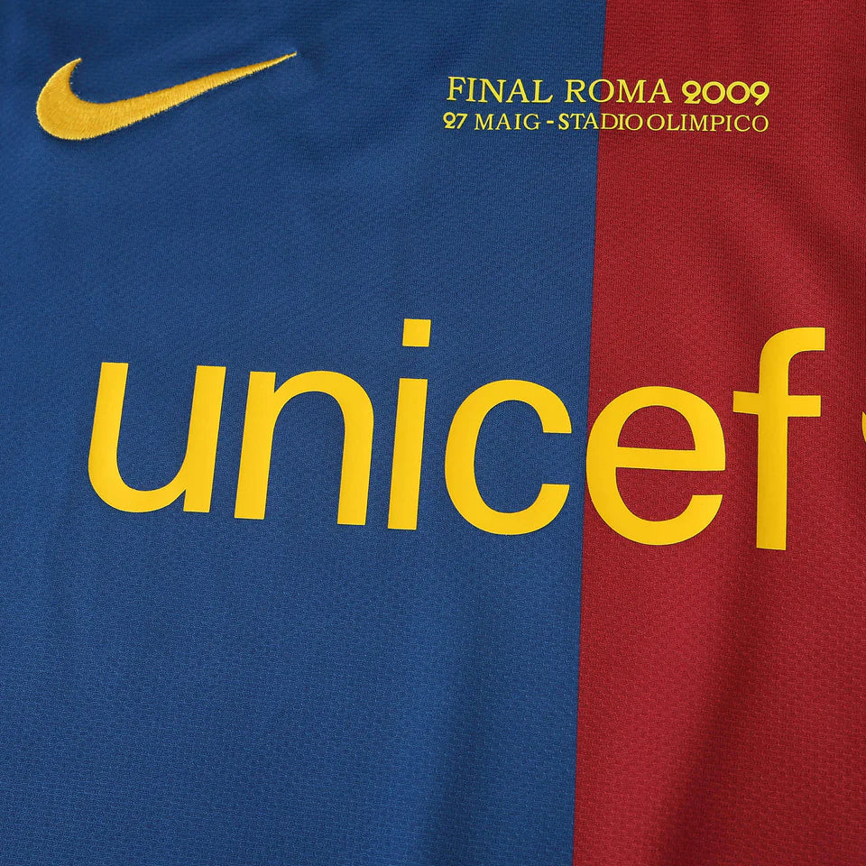 Camisa Barcelona I 2008/2009 Torcedor - Azul e Grená - Retrô