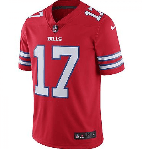 Camisa Futebol Americano Buffalo Bills Vapor Limited Jersey Vermelha