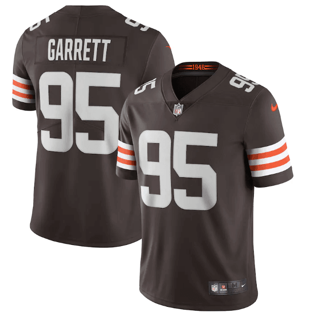 Camisa Futebol Americano Cleveland Browns Vapor Limited Jersey Marrom