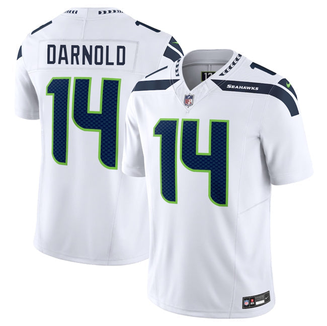Camisa Futebol Americano Seattle Seahawks Vapor F.U.S.E. Limited Jersey Branca