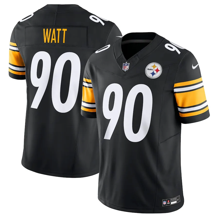 Camisa Futebol Americano Pittsburgh Steelers Vapor F.U.S.E. Limited Jersey Preta