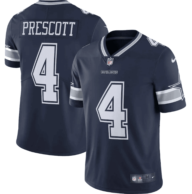 Camisa Futebol Americano Dallas Cowboys Vapor Limited Jersey Azul