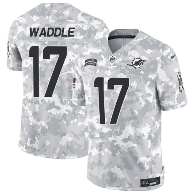 Camisa Futebol Americano Miami Dolphins Vapor F.U.S.E. Limited Salute To Service 2024