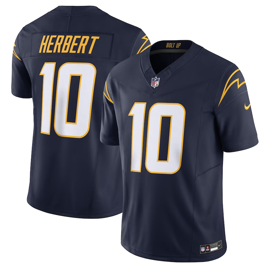 Camisa Futebol Americano Los Angeles Chargers Vapor F.U.S.E. Limited Jersey Azul Escuro