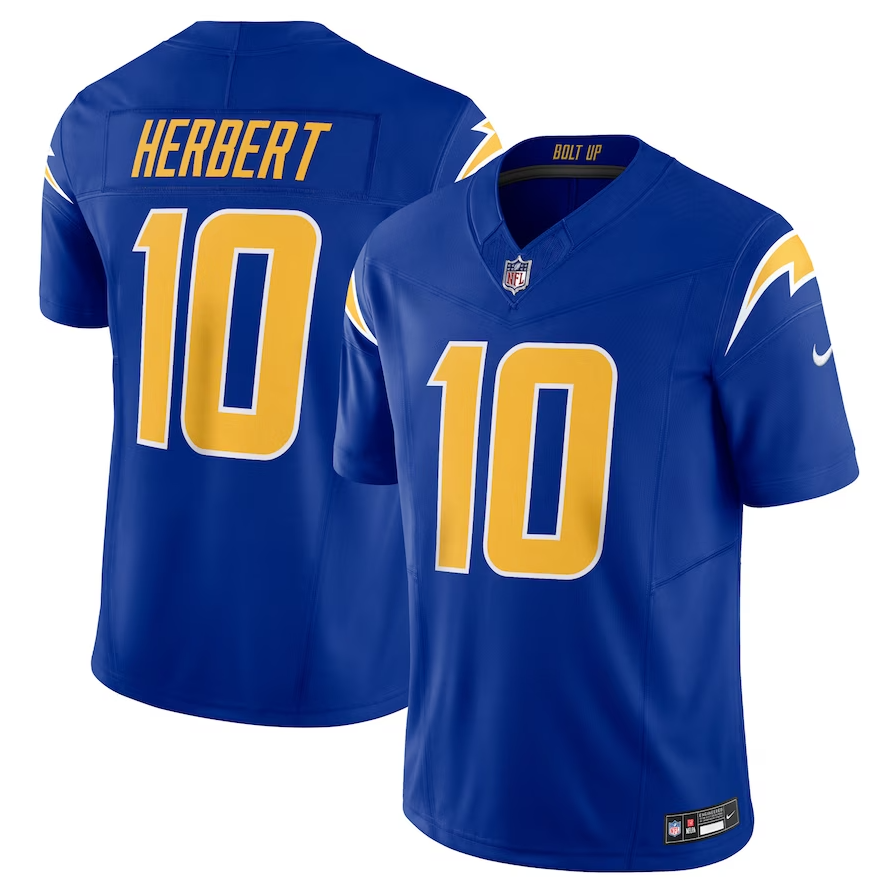 Camisa Futebol Americano Los Angeles Chargers Vapor F.U.S.E. Limited Jersey Azul