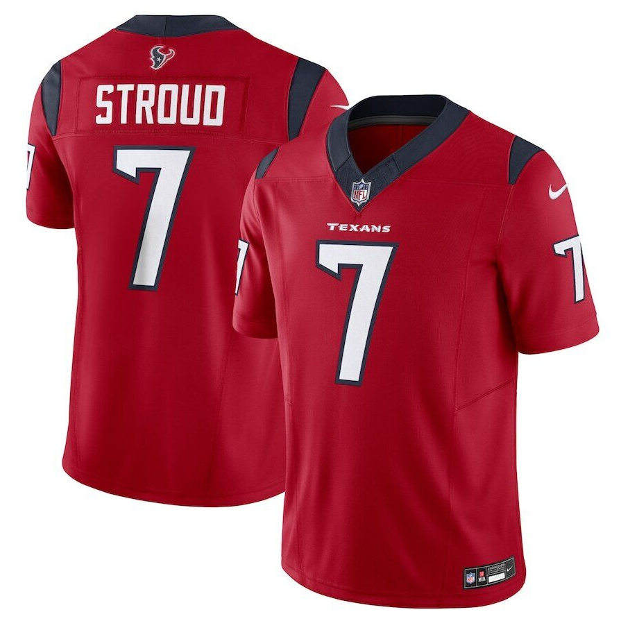 Camisa Futebol Americano Houston Texans Vapor F.U.S.E. Limited Jersey Vemelha Azul