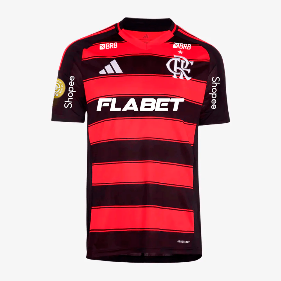Camisa Flamengo 2025/26 I Com Patrocínios
