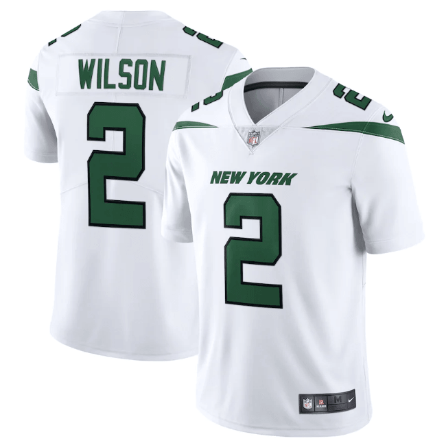Camisa Futebol Americano York Jets Vapor Limited Jersey Branca
