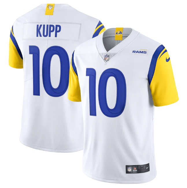 Camisa Futebol Americano Los Angeles Rams Vapor Limited Jersey Branca