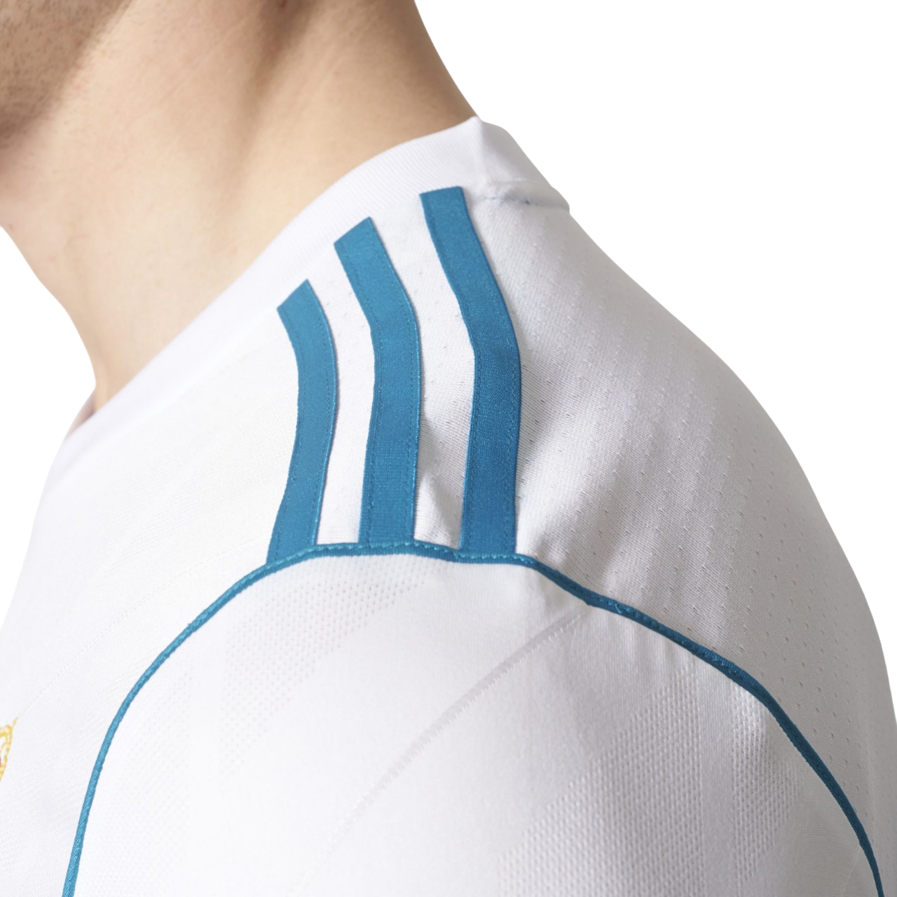 Camisa Real Madrid I 2017/2018 - Branca - Retrô
