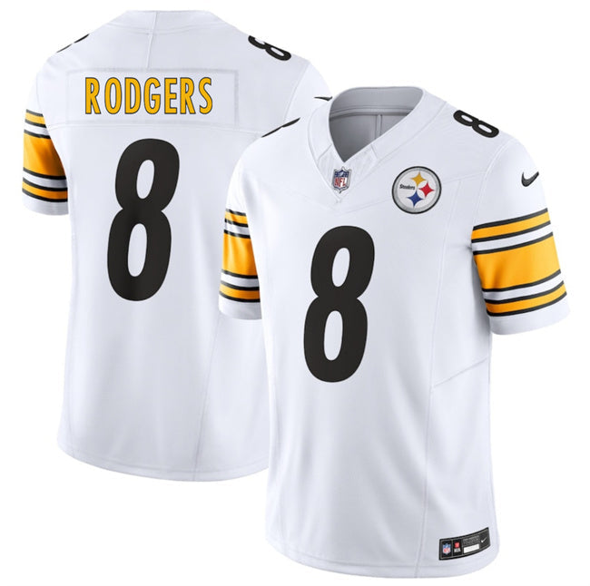 Camisa Futebol Americano Pittsburgh Steelers Vapor F.U.S.E. Limited Jersey Branca