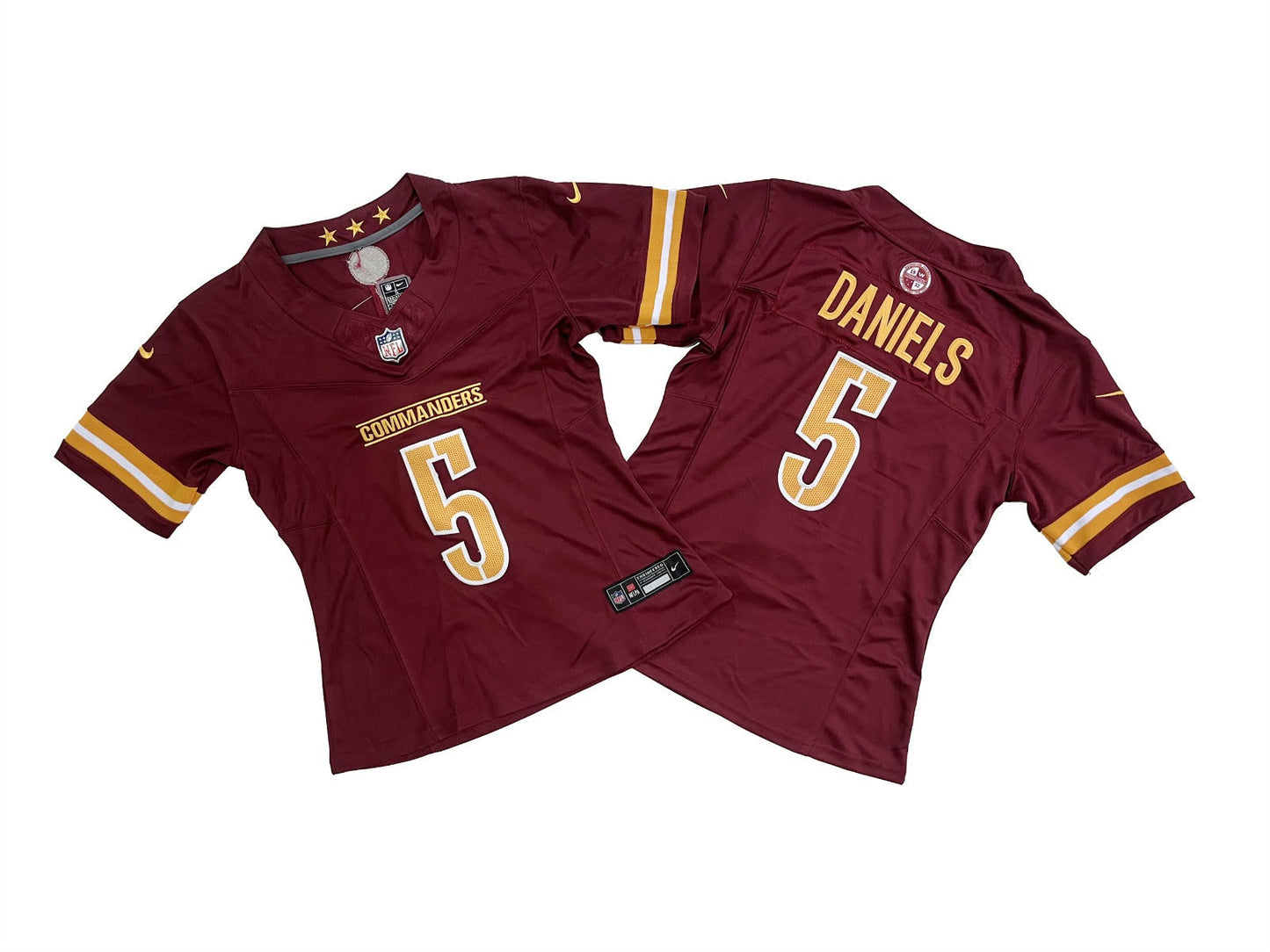 Camisa Futebol Americano Feminina Washington Commanders Vapor F.U.S.E. Limited Jersey Vermelha