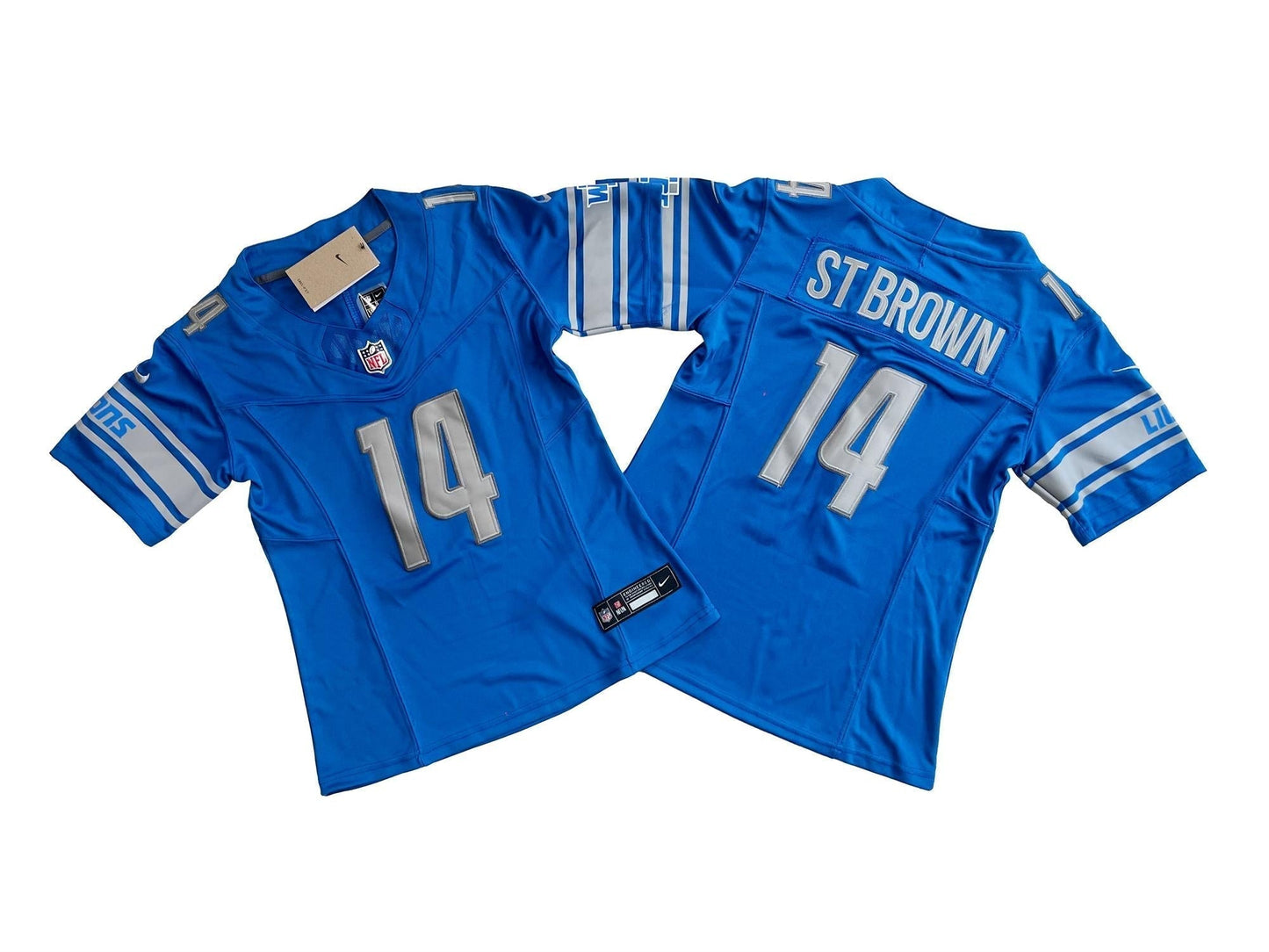 Camisa Futebol Americano Feminina Detroit Lions Vapor F.U.S.E. Limited Jersey Azul