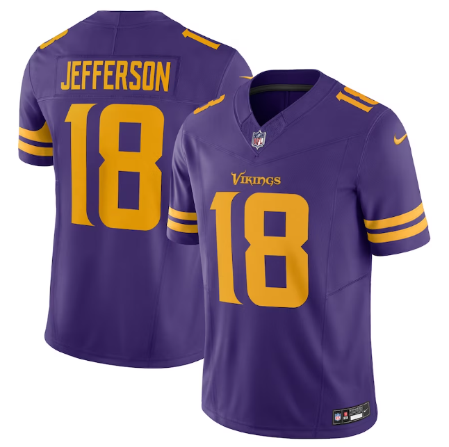 Camisa Futebol Americano Minnesota Vikings Vapor F.U.S.E. Limited Jersey Amarela