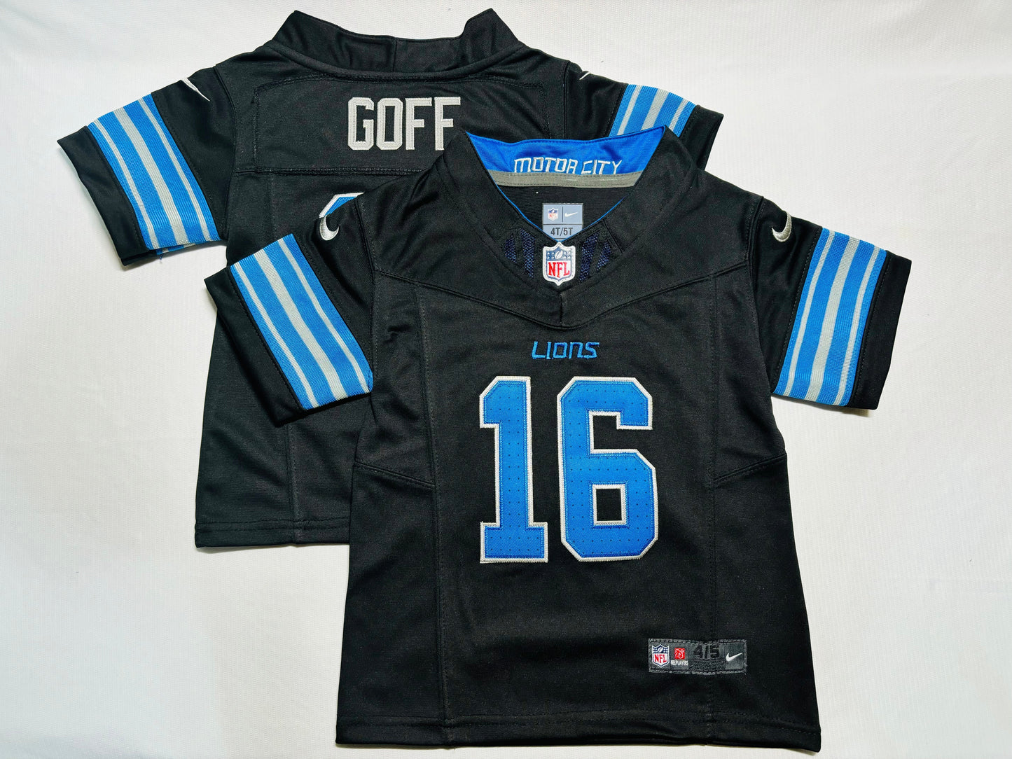 Camisa Futebol Americano Baby Jersey Detroit Lions Vapor F.U.S.E. Limited Black