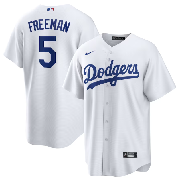 Camisa Beisebol Los Angeles Dodgers Jersey Branca Torcedor