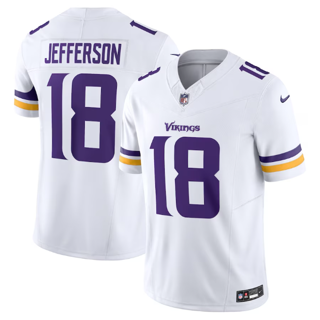Camisa Futebol Americano Minnesota Vikings Vapor F.U.S.E. Limited Branca
