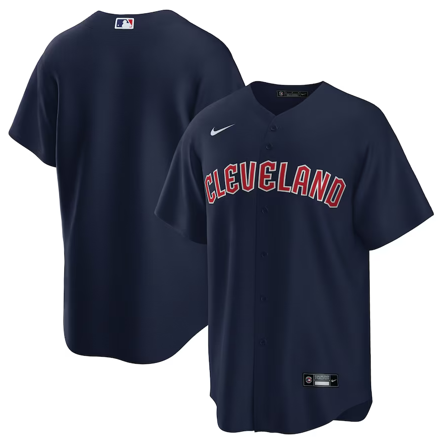 Camisa Beisebol Cleveland Guardians Jersey Azul Torcedor