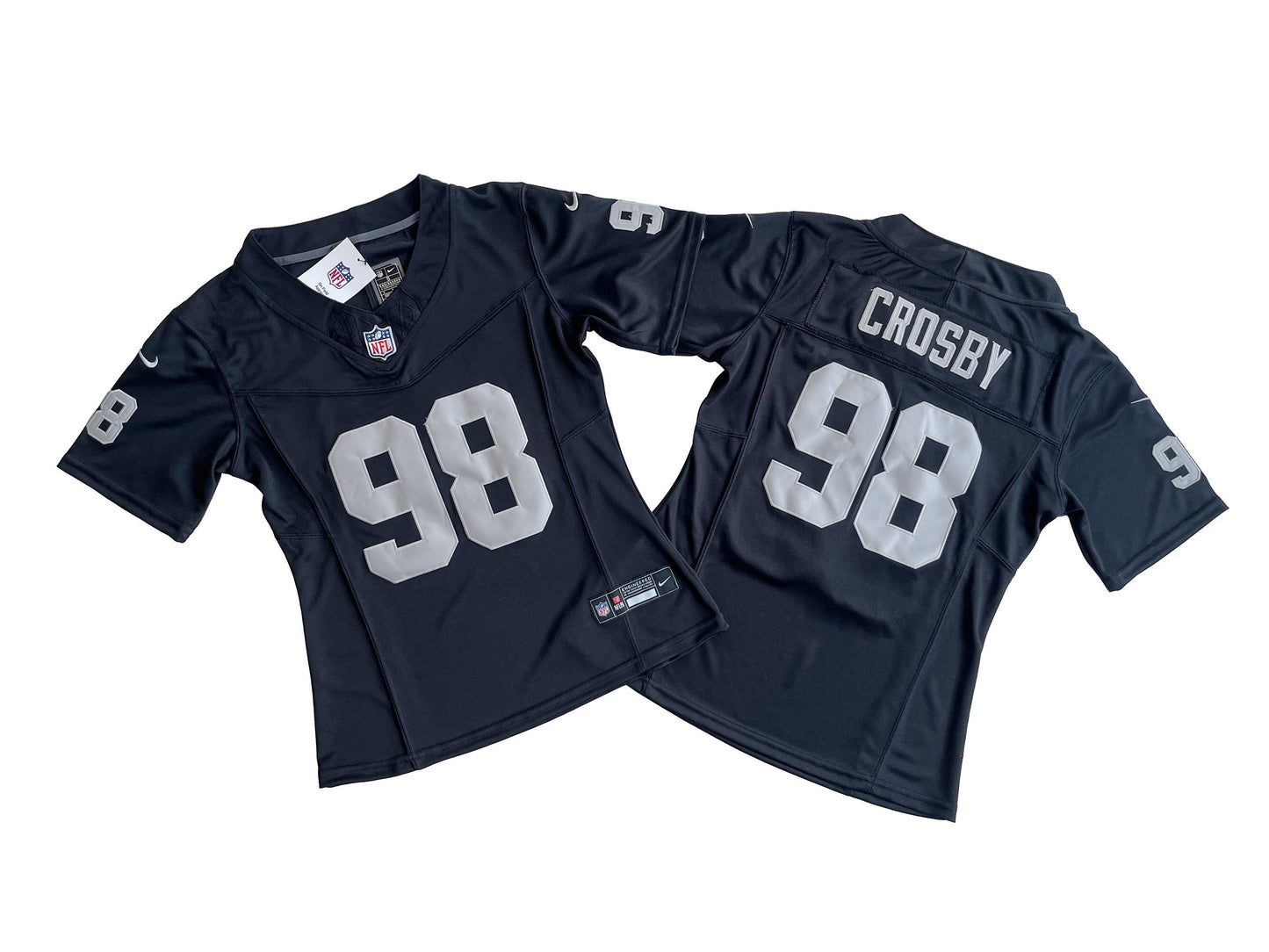 Camisa Futebol Americano Feminina Las Vegas Raiders Vapor F.U.S.E. Limited Jersey Preta