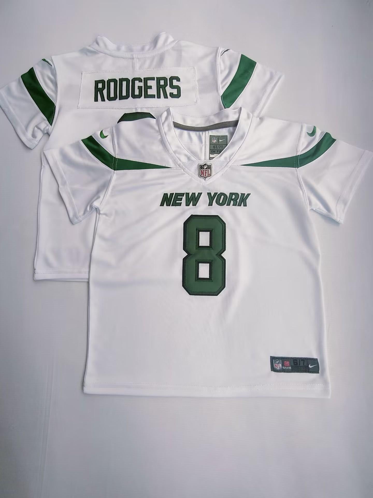 Camisa Futebol Americano Baby York Jets Vapor Limited Jersey Branca