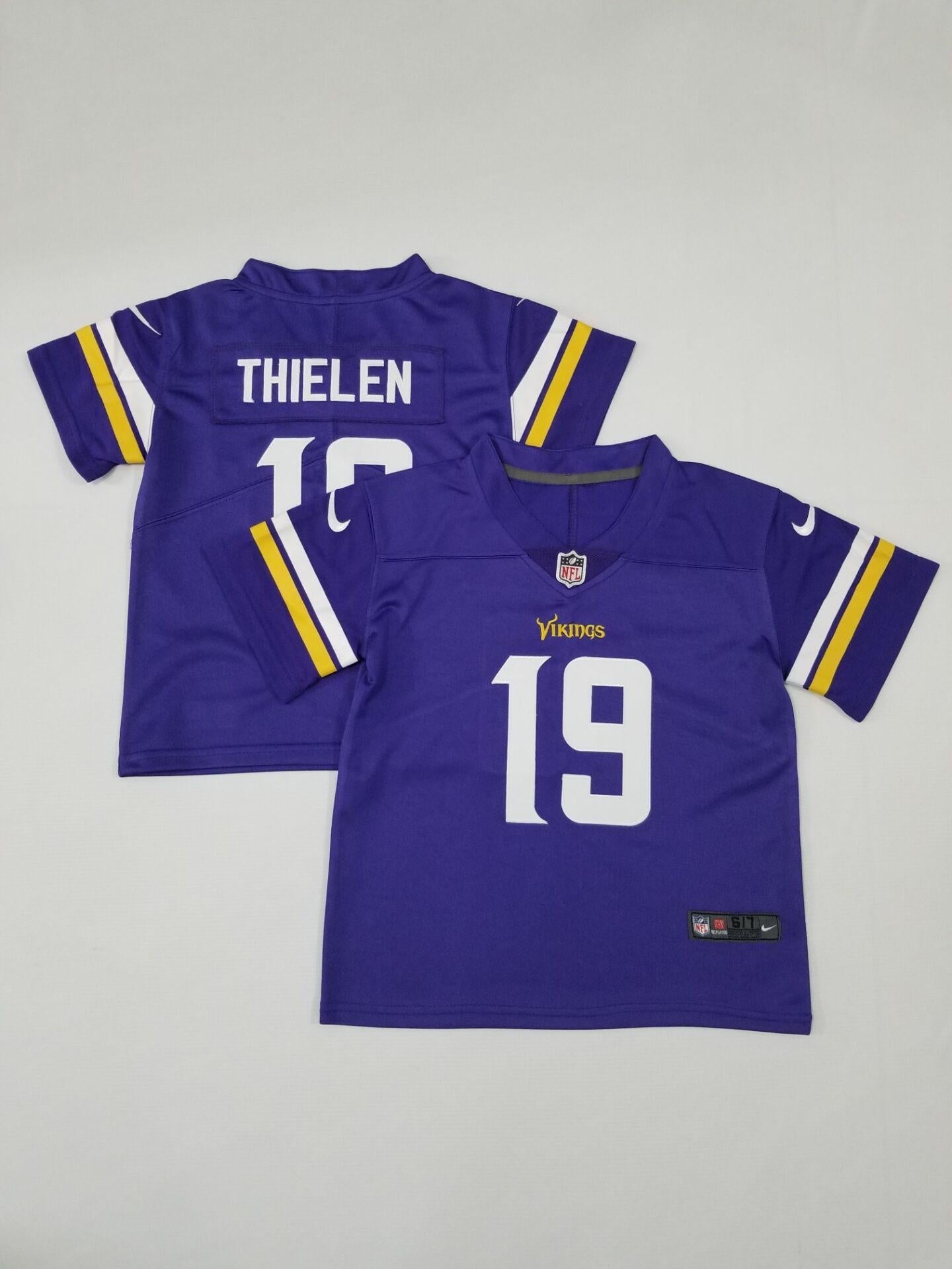 Camisa Futebol Americano Baby Minnesota Vikings Vapor Limited Jersey Roxa