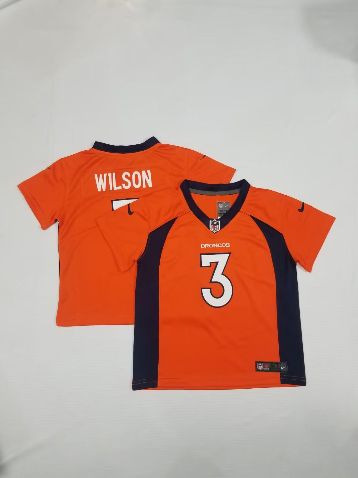 Camisa Futebol Americano Baby Jersey Denver Broncos Vapor Limited Laranja