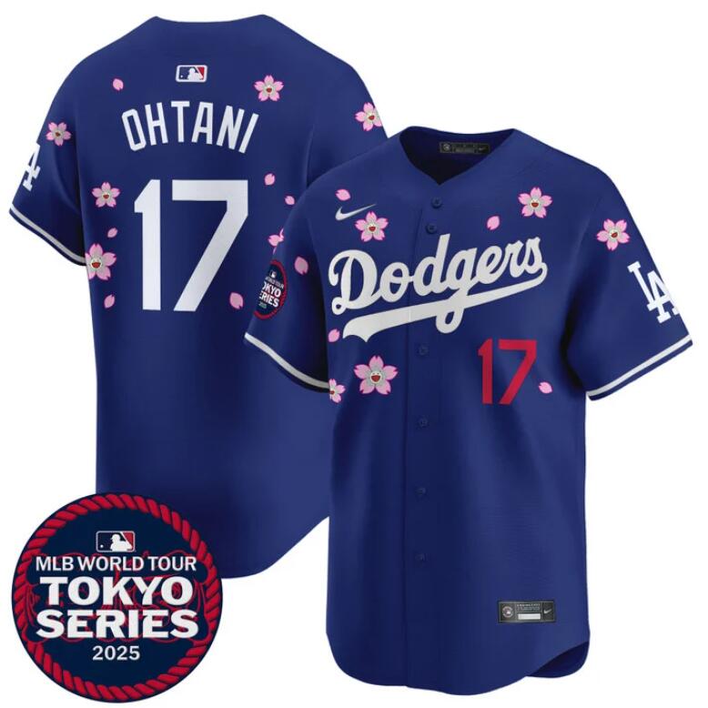 Camisa Beisebol Los Angeles Dodgers Jersey Azul Tokyo Series 2025