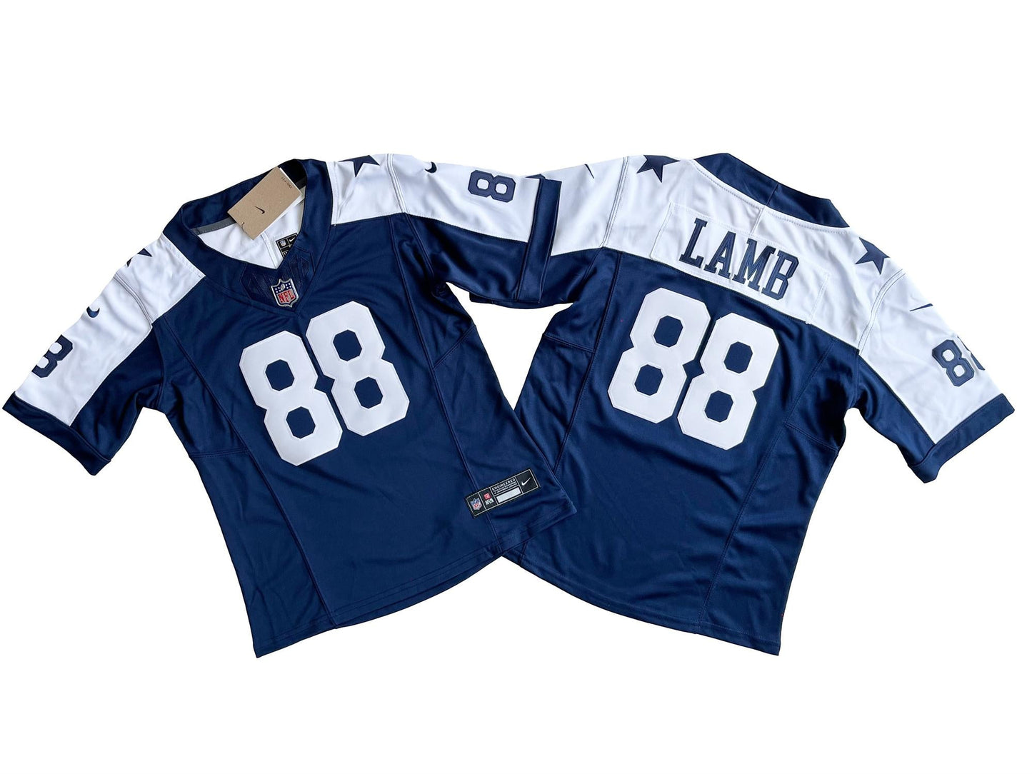 Camisa Futebol Americano Feminina Dallas Cowboys Vapor F.U.S.E. Limited Jersey Marinho