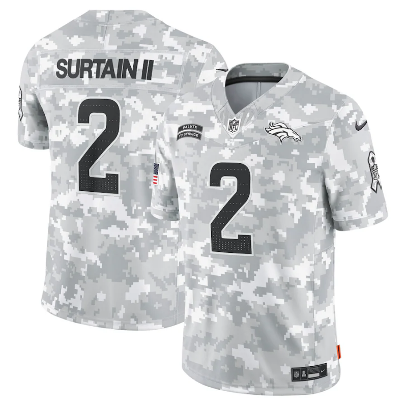 Camisa Futebol Americano Denver Broncos Vapor F.U.S.E. Limited Salute To Service 2024