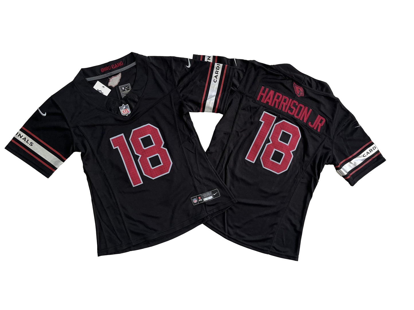 Camisa Futebol Americano Feminina Arizona Cardinals Vapor F.U.S.E. Limited Jersey Preta