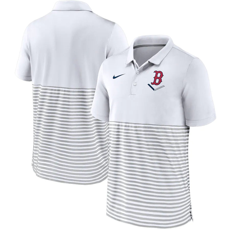 Camisa Polo Boston Red Sox - Branca