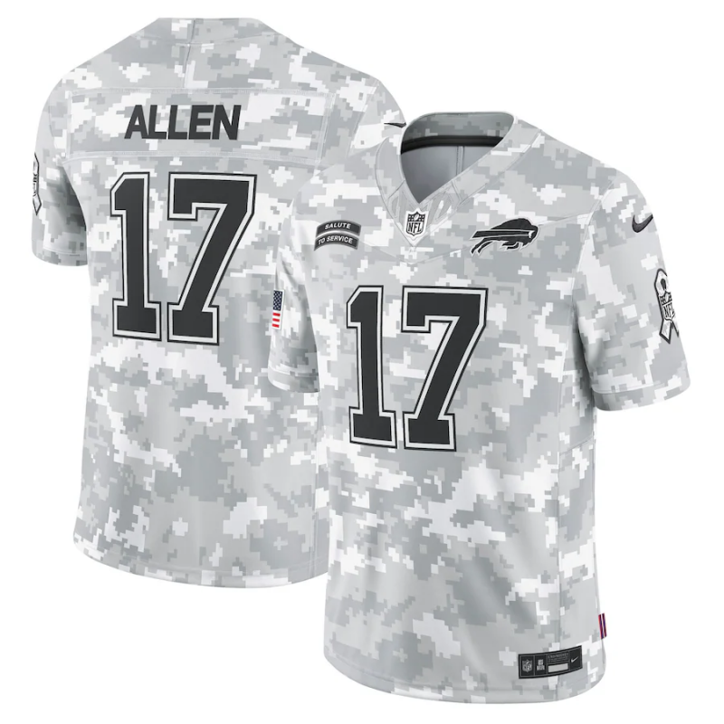 Camisa Futebol Americano Buffalo Bills Vapor F.U.S.E. Limited Jersey Salute To Service 2024