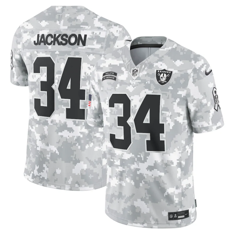 Camisa Futebol Americano Las Vegas Raiders Vapor F.U.S.E. Limited Jersey Salute To Service 2024