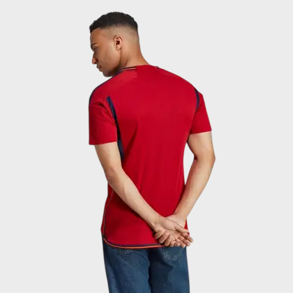 Camisa Espanha I 2022 - Torcedor Masculina - Vermelha - Retrô