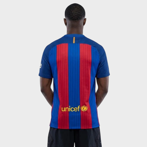 Camisa Barcelona I 2016/2017 Torcedor - Retrô